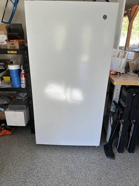 Ge Fuf17qrraww 17 Cu 64 Inch White Freezer Model #