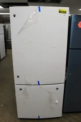 Gbe21dgkww Ge 30 Inch White 21.0 Cu. Ft. Bottom-freezer Refrigerator Nob #136644