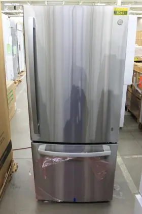 Gde21eykfs Ge 30 Inch Stainless 21 Cu. Ft. Bottom-freezer Refrigerator Nob #150491