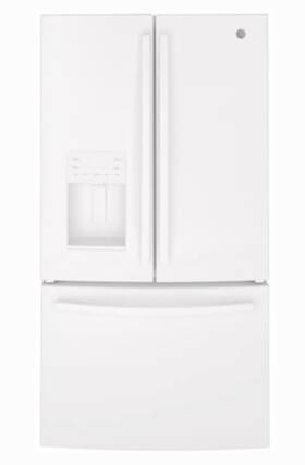 Ge Gfe26jgmww 36 Inch French Door Freestanding 25.6 Cu. Ft. Refrigerator -