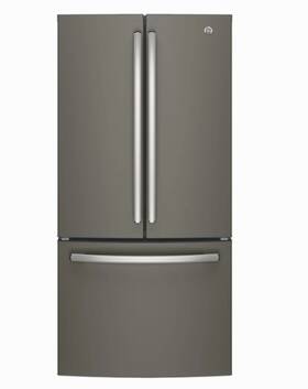 Ge Gne25jmkes 33 Inch French Door 24.7 Cu. Ft. Refrigerator -