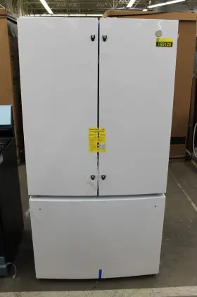Gne27jgmww Ge 36 Inch White 27.0 Cu. Ft. French Door Refrigerator Nob #150125