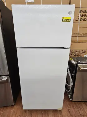 Gpe17ctnrww Ge 28 Inch White Top-freezer Refrigerator Nob #160584