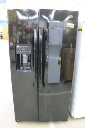Ge Gse25ggpbb 36 Inch Black 25.3 Cu. Ft. Side By Refrigerator Nob #156681
