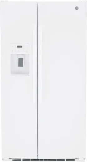 Gse25ggpww Ge 36 Inch Side By Refrigerator -