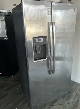 Gse25shjhss Ge Side-by-side Refrigerator Stainless Steel Water Dispenser Ice Ma