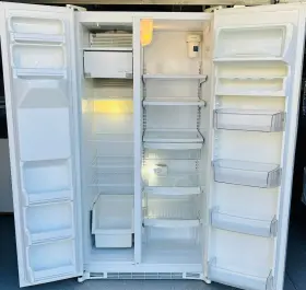 Gsf25igzbww Ge Energy Star 25.3 Cu. Ft. Side-by-side Refrigerator With Dispenser