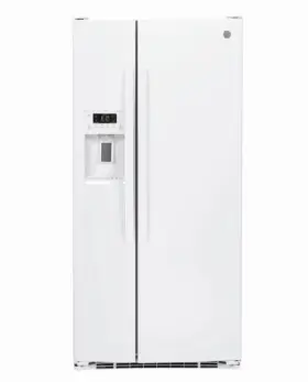 Gss23ggkww Ge 33 Inch Freestanding 23.2 Cu. Ft. Side By Refrigerator -