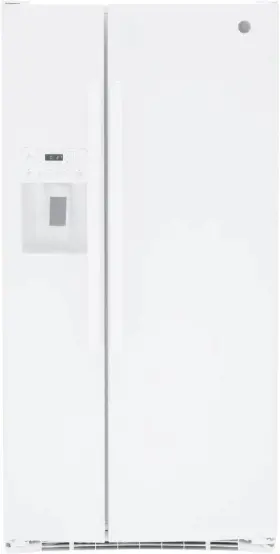 Gss23ggpww Ge 33 Inch Side By Refrigerator -