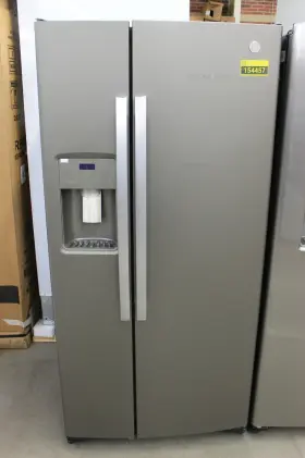 Gss23gmpes Ge 33 Inch Slate 23.01 Cu. Ft. Side By Refrigerator Nob #154457