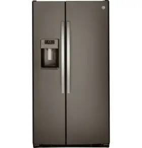 Gss25gmpjces Ge 25.3 Cu Ft. Side-by-side Refrigerator Fingerprint Resistant Slate Medium Gray