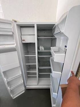 Ge Gss25wgpd Side-by-side Refrigerator Working Local Pickup Only