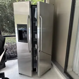 Gss25wsta Ge General Electric Stainless Steel Outdoor Refrigerator