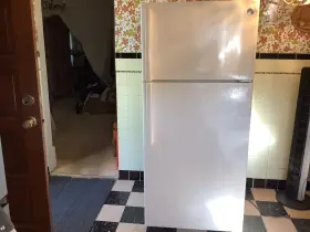 Gte16dthmrcc Ge Refrigerator Almond Color Energy Star Top Freezer Model
