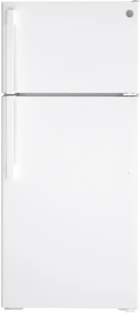 Gte17dtnrww Ge 28 Inch White 16.6 Cu. Ft. Top-freezer Refrigerator Nob #150764