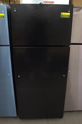 Ge Gte18gtnrbb 28 Inch Black 17.5 Cu. Ft. Top-freezer Refrigerator Nob #154924
