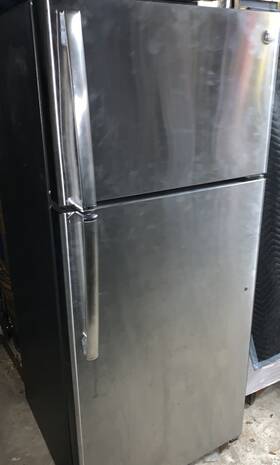 Ge Gts16gshjrss 64 3/4 Inch 15.5-cu. Ft. Top-freezer Refrigerator Silver