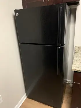 Gts18ccsfrbb Ge 28 Inch X 66 Black Top-freezer Refrigerator
