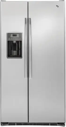Gzs22dsjss Ge 21.9 Cu. Ft. Side-by-side Counter-depth Refrigerator In Stainless