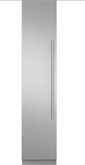 Zif180npkii Ge Monogram 18 Inch Panel Ready Smart Wi-fi Enabled Freezer Column -