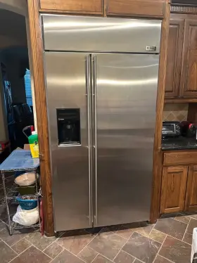 Ziss420driss Ge Monogram 42 Inch Built-in Side-by-side Refrigerator For Parts