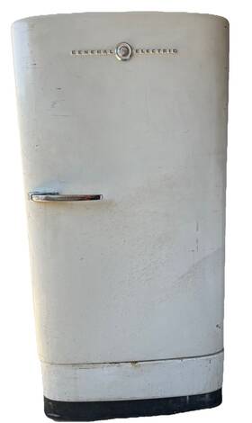 Ge Nc-8-dd Vintage 1940/50 S Refrigerator Freezer Fully Functional
