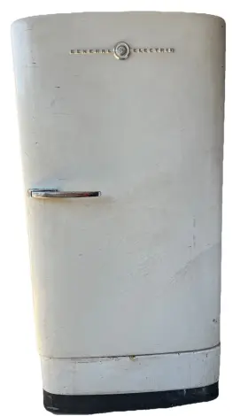 Nc-8-dd Ge Vintage 1940/50 S Refrigerator Freezer Fully Functional