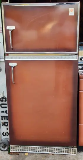 Tbf-15da Ge 1965 Vintage Refrigerator Freezer Fully Functional 15cf Coppertone