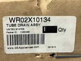 Wr02x10134 Ge Tube Drain Assembly