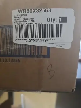 Wr60x32568 Ge Geauger Motor