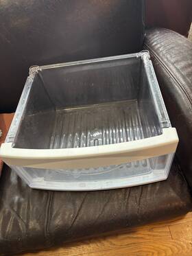Ge Wr71x38328 Refrigerator Middle Crisper Pan