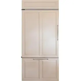 Zic360nhlh Ge Monogram 36 Inch Panel Ready Built-in Refrigerator Nob #148510 Mpa