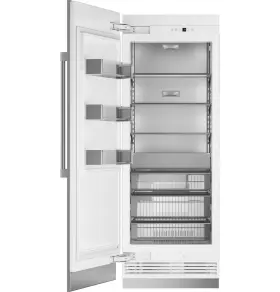 Zif301nbrii Ge Monogram 30 Inch Smart Panel Ready Column Freezer
