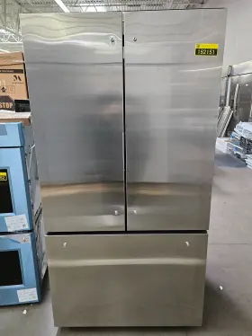 Zwe23nstss Ge Monogram 36 Inch Stainless Cd French Door Refrigerator Nob #152151