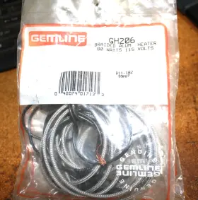 Gh206 Gemline Refrigeration Braided Aluminum Defrost Heater