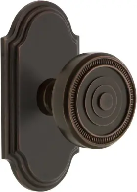 811424 Grandeur Arc Plate Dummy Soleil Knob Timeless Bronze