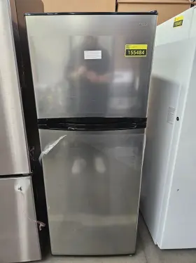 Ha10tg21ss Haier Aier 24 Inch Stainless 9.8 Cu. Ft. Top-freezer Refrigerator Nob #155484