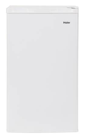 Haier Hc32tw10sw 3.2 Cu Ft Mini Fridge Compact Refrigerator Glass Shelves White