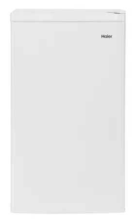 Hc32tw10sw Haier 3.2 Cu Ft Mini Fridge Compact Refrigerator Glass Shelves White