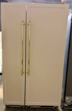 Hallman Hrbaif18pr 30 Inch Refrigerator And Combined 18 Freezer Column Set With Free Panels