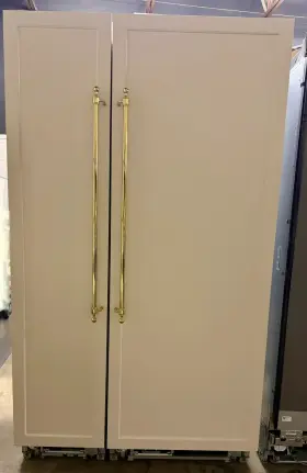 Hrbaif18pr Hallman 30 Inch Refrigerator And Combined 18 Freezer Column Set With Free Panels