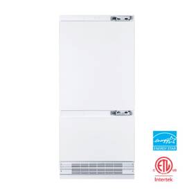 Hallman Hrbisbm36pr Brand New 36 Inch Built-in Panel Ready Refrigerator Bottom Mount Freezer