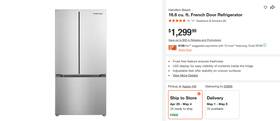 Hamilton Beach Bf1662 Refrigerator - Open Box/ Never Used