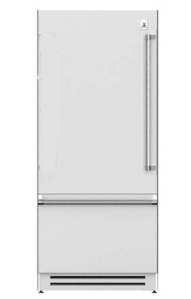 Hestan Krbl36-wh 36 Inch Built-in Bottom Freezer Refrigerator Left Hinge White New