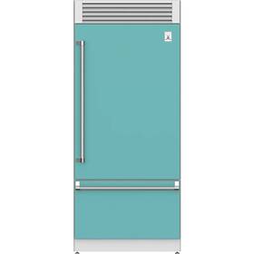 Hestan Krpr36-tq 36 Inch Built-in Bottom Freezer Refrigerator 18.5 Cu. Ft. Turquoise