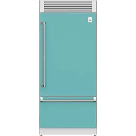 Krpr36-tq Hestan 36 Inch Built-in Bottom Freezer Refrigerator 18.5 Cu. Ft. Turquoise