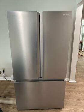 Hisense Hrf266n6cse1 Brand New Pureflat 26.6-cu Ft 3 -door 36-in Wide French Door Refrigerat