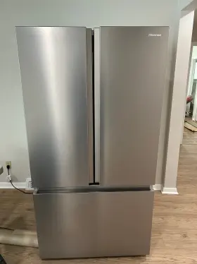 Hrf266n6cse1 Hisense Brand New Pureflat 26.6-cu Ft 3 -door 36-in Wide French Door Refrigerat
