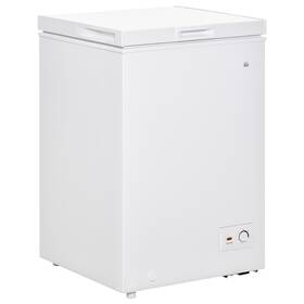Homcom Us800-0670145 Compact Chest Freezer 3.5 Cu Ft With Removable Basket And 7 Temperature Settings