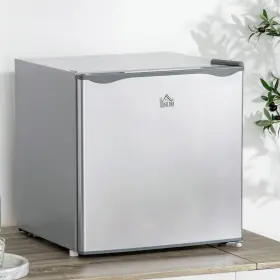 Us800-127v80gy0146 Homcom 1.1cu.ft Mini Freezer With Reversible Door For Home Office Grey